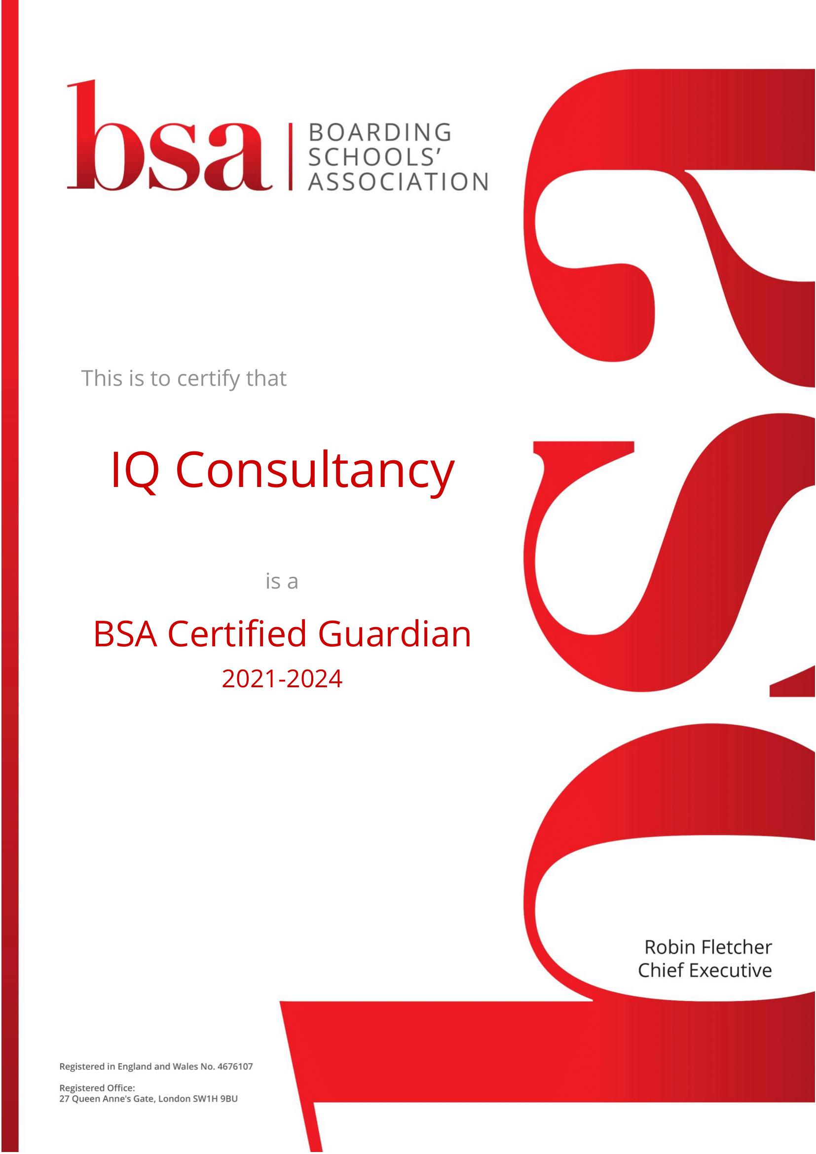 IQ Full certification